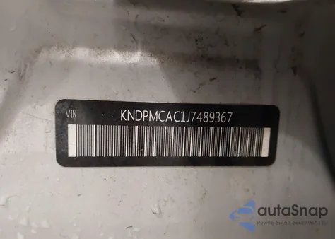 2018 Kia Sportage Lx из США, поврежденный, VIN KNDPMCAC1J7489367